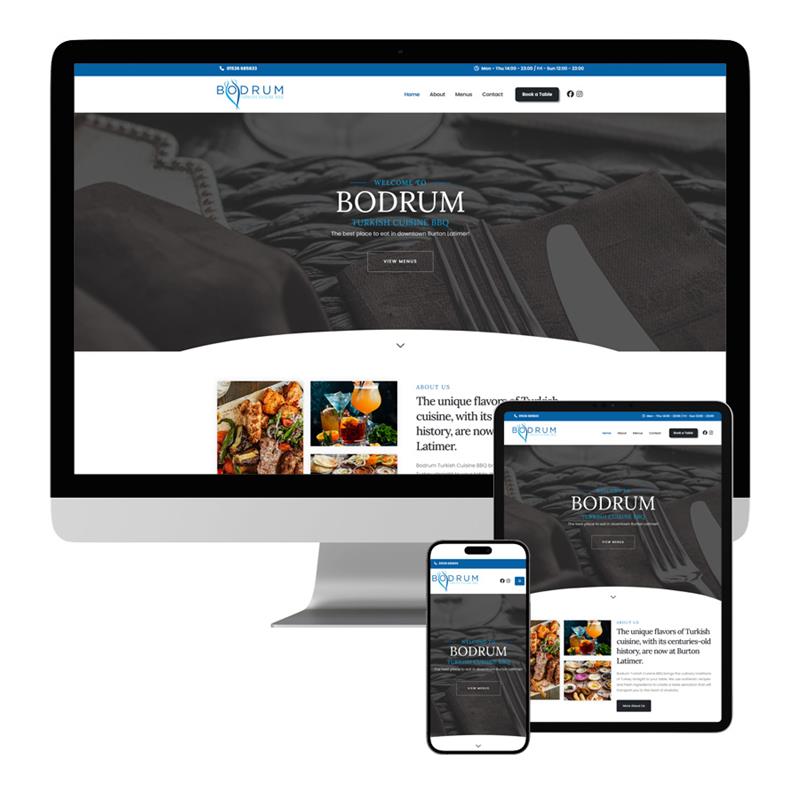 Restaurant Web Site Design