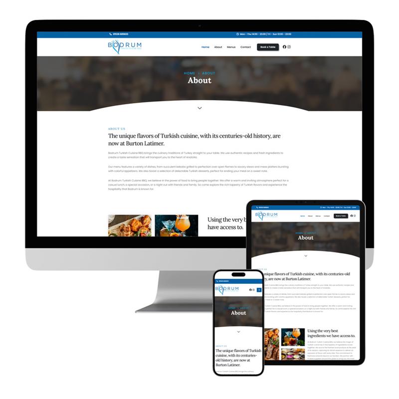 Restaurant Web Site Design